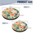thumbnail image 2 of Stove Burner Covers, Metal Cover for Electric Gas Stove Burner,Black and Golden Marble,8 and 10 Inch,Set of 4red green flowers,8 and 10 Inch,Set of 4, 2 of 8