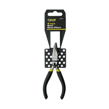 UPC: 0843518087534 | Steel Grip 2796290 5 in. Drop Forged Steel Bent Nose Pliers  Multicolor