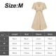 thumbnail image 2 of Vestido de primavera y verano para mujer, vestidos casuales de manga corta con volantes, vestido con cuello en V Zhivalor BST3008915-2, 2 of 6