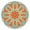 Mandala, variant on Tablecloth Colorful Mandala Fusion Pattern Waterproof Elastic Round Cover with Back for Meditation and Healing Room