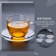 thumbnail image 3 of Platos de vidrio transparente para el hogar, juego de platos pequeños para aperitivos, platillos de té resistentes al calor, vajilla de mesa (3,54 pulgadas), 2 uds., 3 of 5