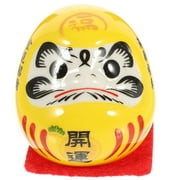 Dharma Eggs Crafts Fortune Ceramic Ornament Good Luck Daruma Traditional Japanese