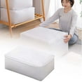 thumbnail image 4 of TIELUTT Home and Quilt Storage Bag EVA Square Clothing Sorting Bag Storage Containers for Organizing Clothes Storage Ideas Baby Clothes Organizer for Closet Clothe Storage Project Source Storage, 4 of 6