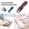 thumbnail image 4 of Matsuzay PCI-E 1x a 16x Tarjeta vertical Computadora Minería Tarjeta de video Placa de extensión Extensor PCI-Express Juegos de teclado y mouse para computadora, 4 of 8