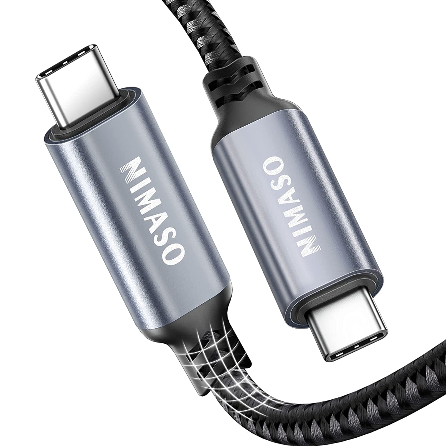 NIMASO Thunderbolt 3 Cable (USBC to USBC),40Gbps Data Transfer 100W