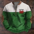 thumbnail image 3 of Fashion Zip-Up Hoodless Sweatshirt for Everyday Casual Comfort with Digital Print in Modern Fit, 3 of 3