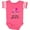 Football Pink and White, variant on Inktastic My Gigi Loves me with Two Flamingos Boys or Girls Baby Bodysuit