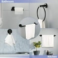 thumbnail image 5 of 5-Piece Bathroom Hardware Set Stainless Steel Toilet Paper Holder Towel Bar, 5 of 12