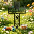 thumbnail image 5 of CZSCPDAW 6 Inch Cross Memorial Metal Stake, Decorative Outdoor Accent for Lawn and Patio, 5 of 8