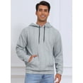thumbnail image 4 of DARING DIVA Long Sleeve Jacquard Pullover Hooded Sweatshirts M Gray, 4 of 7