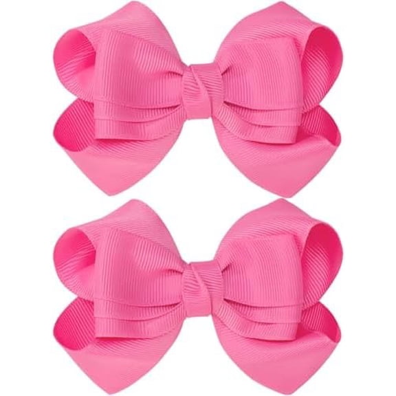 Hair Bows Clips for Girls 4.5 Inch Large Grosgrain Ribbon  Clips for    Teens Women Thin Thick Curly Hair