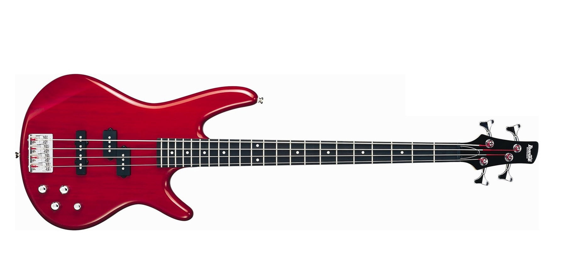 レッドエレキベース 4弦 ハムバッカー Ibanez Gio GSR200 Amazon.com: Ibanez Gio GSR200TR Bass Guitar - Transparent