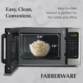 thumbnail image 6 of Farberware 0.9 cu ft Microwave Oven, 900W Countertop Microwave Oven with 8 Auto Cook Settings, Stainless Steel, 6 of 6