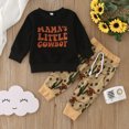 thumbnail image 2 of Futezty Toddler Boys Girls Clothes Fall Winter Outfit Sets, Baby Boy Girl Outfits Long Sleeve Round Neck Cartoon Print Drawstring Pants 6M 12M 24M 2T 3T 4T 5T 2 Piece Everyday, 2 of 7