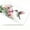 Hummingbird and Flowers, variant on Flower topped NANA Front License Plate, Metal License Plate, Funny Standard Plates Personalized Novelty Decorative For Men/Women/Boys/Girls Car 6×12 Inch