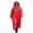 Red, variant on Kamentoy Rain Ponchos for Adults Rain Jacket Women Waterproof with Hood Zipper Men Hiking Jackets for Travel Long Raincoat