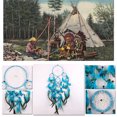 thumbnail image 3 of 5 Net Fluff Dream Catcher Wall Hanging Car Decor Craft Home Room Decoration Craft, 3 of 7