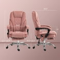 thumbnail image 3 of Vinsetto Massage Office Chair with Foot Rest, Executive Office Chair with 6 Vibration Point and Heat, 3 of 8
