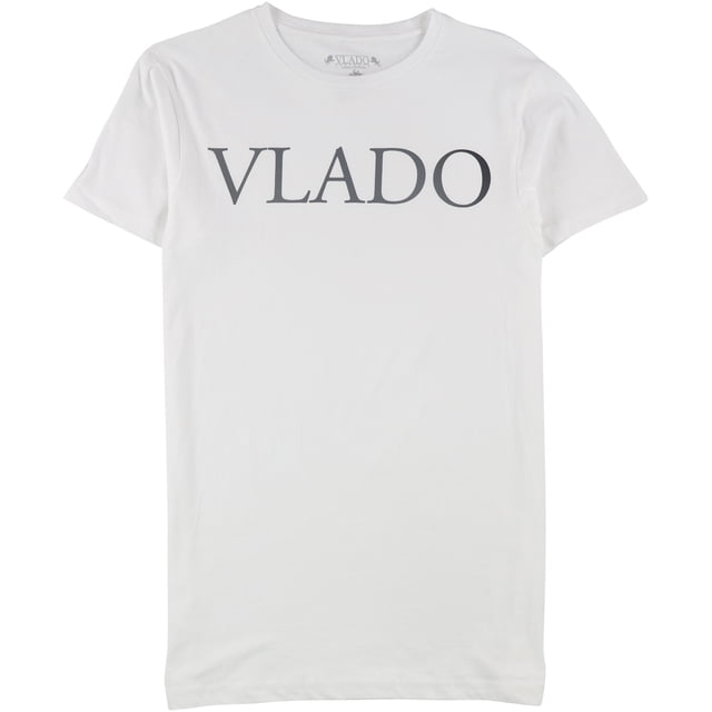 Vlado Mens Logo Graphic T-Shirt white M
