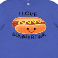 thumbnail image 4 of Inktastic I Love Summertime- fun hot dog Youth T-Shirt, 4 of 5