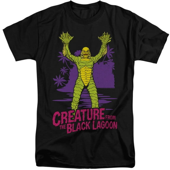 Universal Monsters From Forbidden Depths S/S Adult Tall 18/1 T-Shirt Black