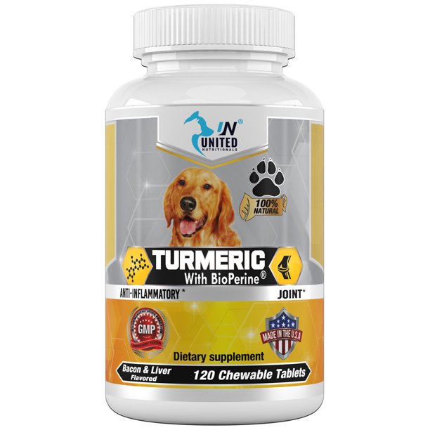 Turmeric with BioPerine for Dogs, Anti Inflammatory, Antioxidant, Pet