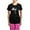 With Pink Pant, variant on CafePress - Loving USA Ukraine Flag Heart Ukrainian Am Pajamas - Women's Short Sleeve Print T-Shirt and Pants Dark Cotton Pajama Set