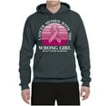 thumbnail image 2 of Wild Bobby Cancer Messed With the Wrong Girl Breast Cancer Awareness Unisex Hoodie Sweatshirt, Charcoal, Large, 2 of 6
