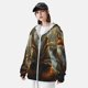 thumbnail image 3 of Balery Streamside Meditating Fox Sudadera ligera de manga larga con capucha y protección solar UPF 50+ para hombre y mujer, ideal para pesca y running-X-Large, 3 of 7