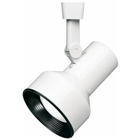 15 White Step Cylinder - White Step Cylinder Track Lighting