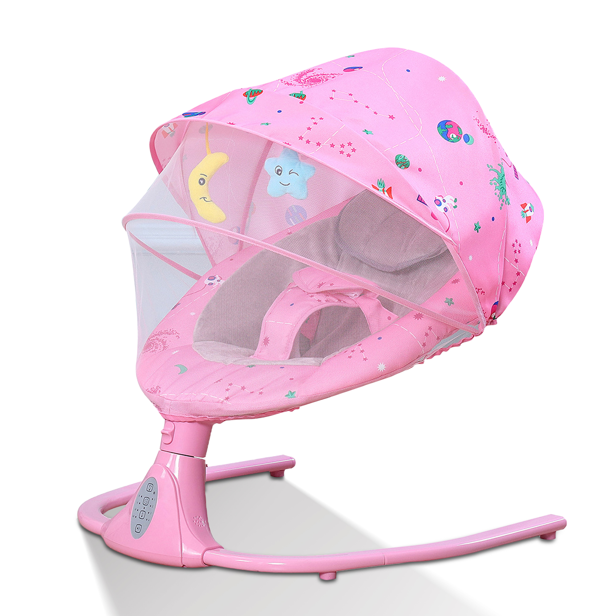 COMEONROA Baby Swing for Infants Remote Control Bluetooth Swing with