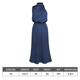 thumbnail image 5 of Elegante vestido de noche de satén con cuello halter y sin mangas para mujer (M), 5 of 6