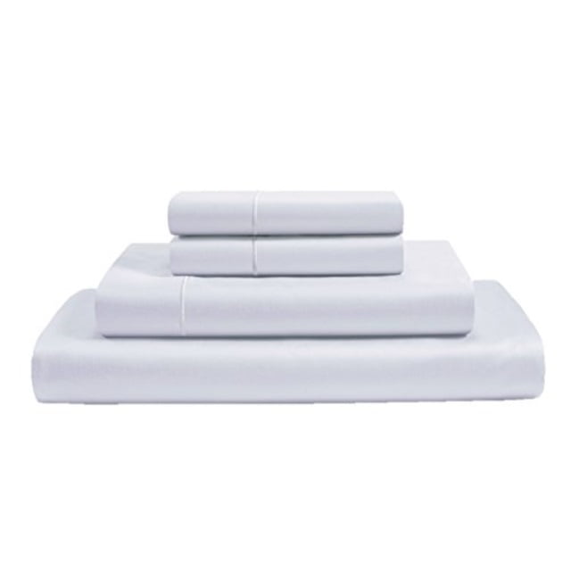 Photo 1 of CHATEAU HOME COLLECTION 800-Thread-Count Egyptian Cotton Deep Pocket Sateen Weave Queen Sheet Set, White