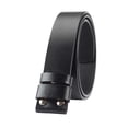 thumbnail image 1 of Cinturón sin hebilla Cinturón unisex sin hebilla para hombre Cinturón occidental de repuesto Negro, 1 of 9