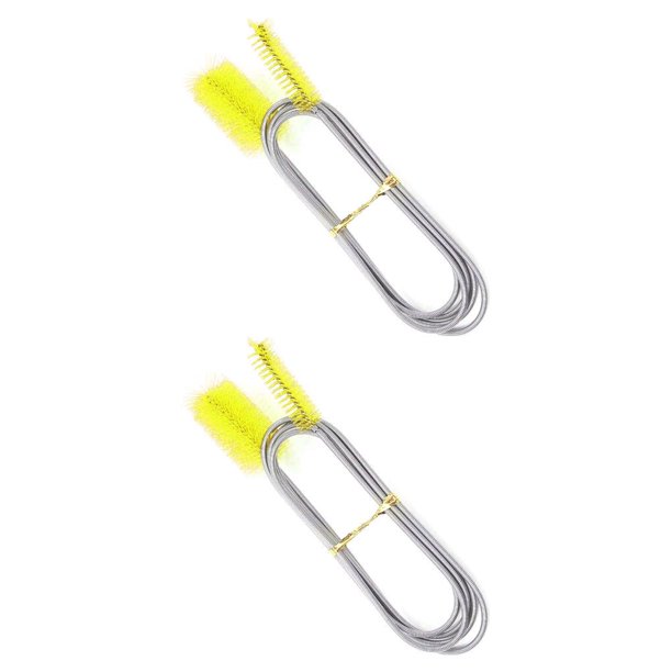 sweethay Cepillo de limpieza de tuberías para acuario, pecera, entrada de agua, salida, tubo de manguera, cabezales dobles, cepillo de línea de nailon Type1 NO1 sweethay CBP120965