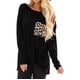thumbnail image 4 of Blusa informal de manga larga con lazo anudado al frente y bolsillo con estampado de leopardo para mujer Fridja hj2258, 4 of 9