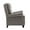 Gray, variant on UIXE Recliner Chairs Faux Leather Push Back Recliners Upholstered Chairs for Bedroom, Gray