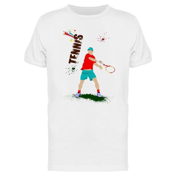 Tennis Male Set T-Shirt Men -Image by Shutterstock, Male 3X-Large