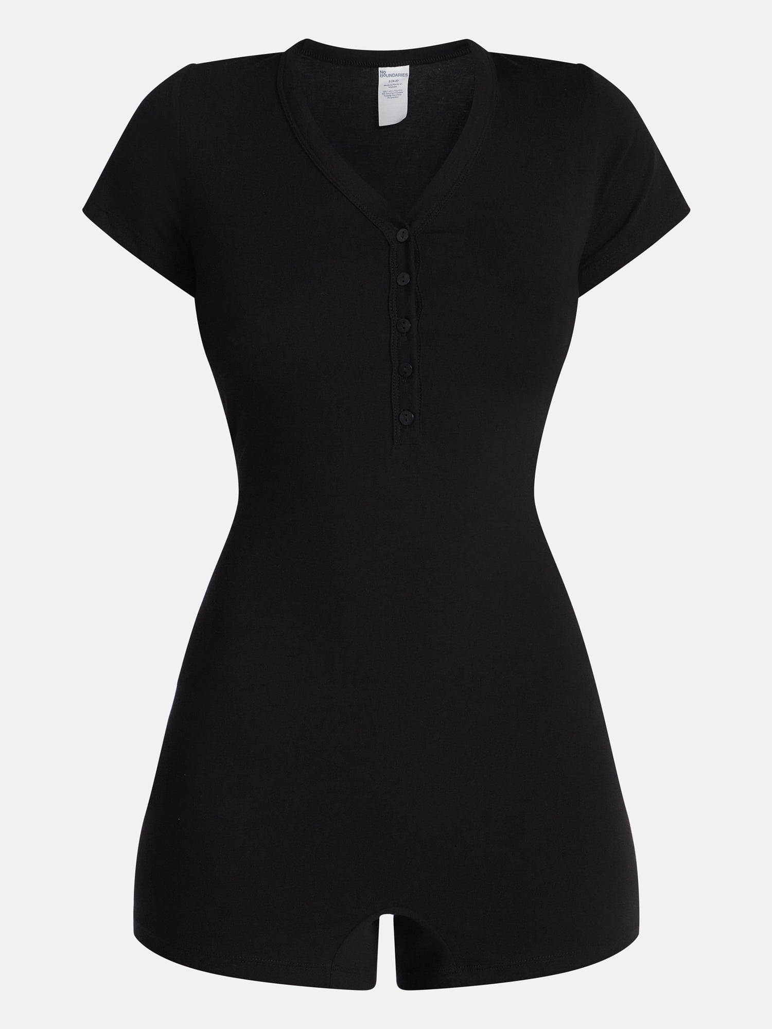 No Boundaries Cloud Core Sleepwear Romper, Women's XXS-3X