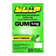 Blip Nicotine Gum, 4 mg, Mint Freeze, 20 Count