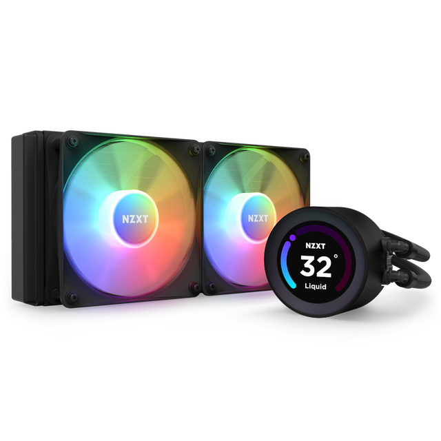 ENFRIAMIENTO NZXT KRAKEN 240 ELITE RGB 120MM NEGRO LGA1700/AM5 RL-KR24E-B1