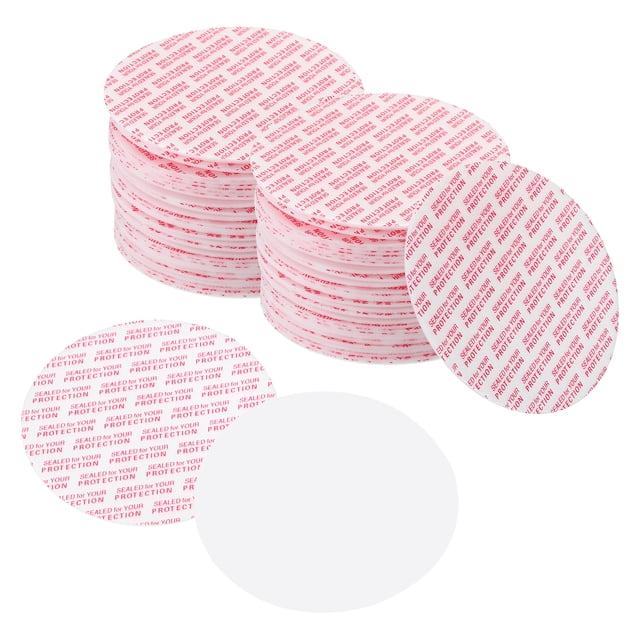 Unique Bargains Doublure de Couvercle en Mousse 67mm/2.61 Pouces, 300 Pcs Résistant à la Pression Sensible Blanc Rouge