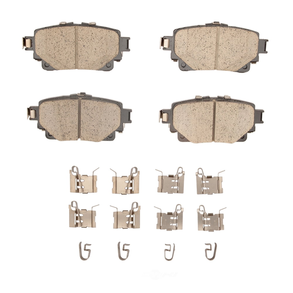 Dynamic Friction Company 1551-2305-01 DFC 5000 Advanced Brake Pads - Ceramic and Hardware Kit - OE