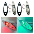 thumbnail image 1 of 2x 12v 12v led lámpara de Navegación Lampara de Señalización de Navegación Lateral 120 degree Luces Marine Boat Yacht Yotijar Lágrima de navegación lateral, 1 of 10
