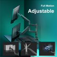 thumbnail image 3 of Brazo de doble monitor WALI para pantallas curvas de 17 a 49 pulgadas, de alta resistencia, 3 of 7