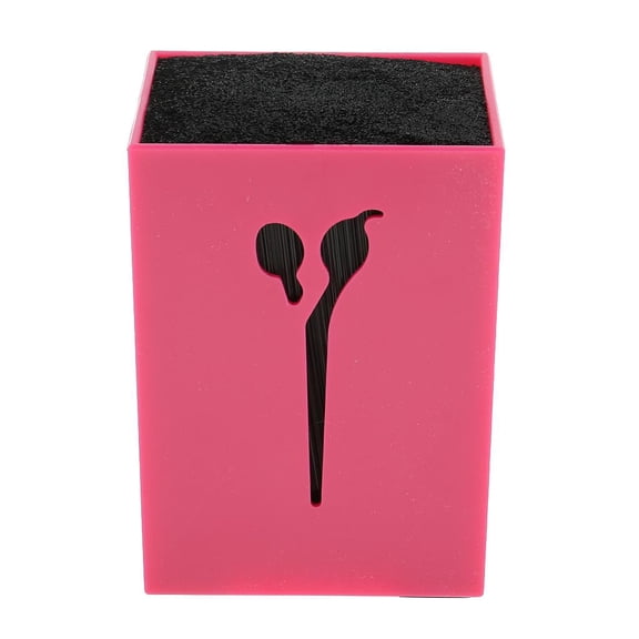 Hairdressing Tools Holder Case Salon Clamps Clips Stand Organizer - Rose Red
