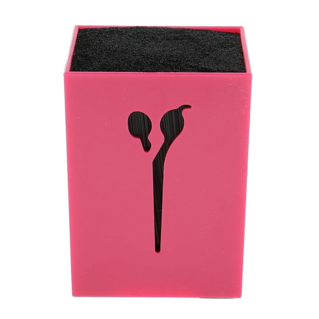 Estante para Tijeras de Salón, Estuche para Tijeras de Peluquería, Pinzas para El Cabello, Pinzas, Caja Organizadora de Almacenamiento, Herramienta Pa Rosa roja