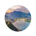 thumbnail image 2 of SIDONKU 60 inch Round Beach Towel Blanket America Rio De Janeiro Brazil South Beach Guanabara Copacabana Travel Circle Circular Towels Mat Tapestry Beach Throw, 2 of 2