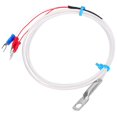 thumbnail image 4 of Temperature Sensor Probe PT100 thermistor Temperature Probe Circular Hole Patch Type(1M), 4 of 7