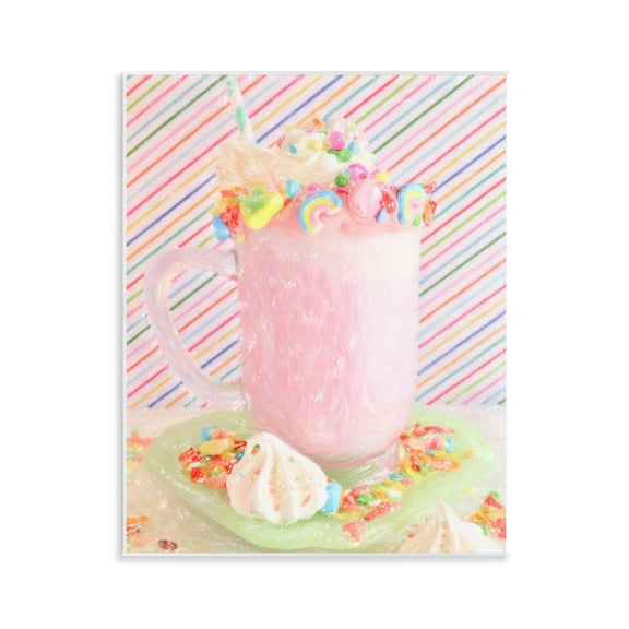 Stupell Industries Sweet Dreams Milkshake Food & Beverage Painting Unframed Art Print Wall Art, 11 x 14